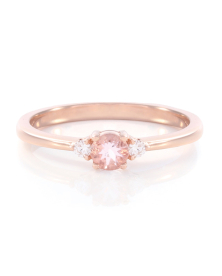 Pink morganite köves gyűrű 50-50020-4556