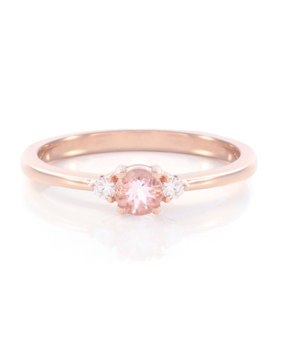 Pink morganite köves gyűrű 50-50020-4556
