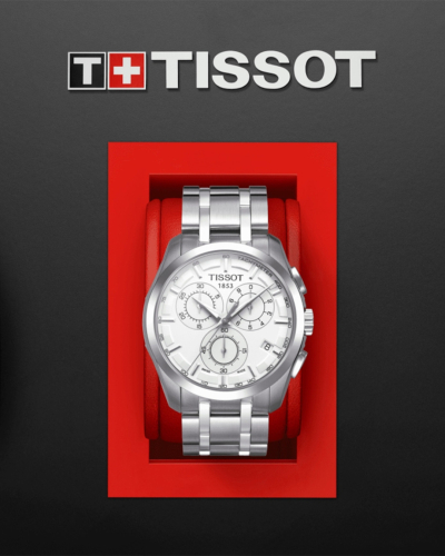 T0356171103100, T035.617.11.031.00 Tissot Couturier Chronograph quartz férfi karóra (41mm)