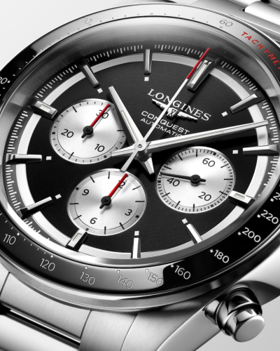 L38354526, L3.835.4.52.6 Longines Conquest Chronograph automata férfi karóra (42mm)