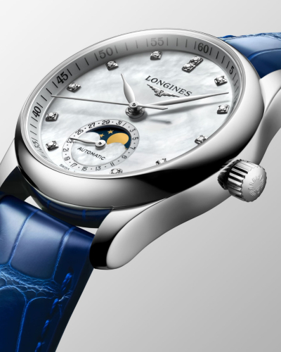 L24094870, L2.409.4.87.0 Longines Master Collection Moonphase automata női karóra (34mm)