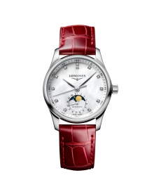 L24094872, L2.409.4.87.2 Longines Master Collection Moonphase automata női karóra (34mm)