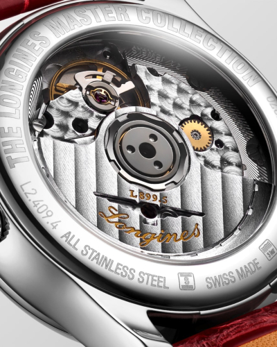 L24094872, L2.409.4.87.2 Longines Master Collection Moonphase automata női karóra (34mm)
