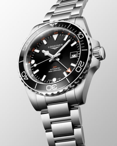 L37904566, L3.790.4.56.6 Longines Hydroconquest GMT automata férfi karóra (41mm)