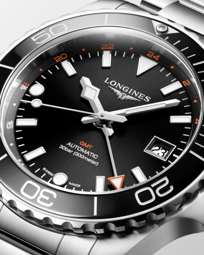 L37904566, L3.790.4.56.6 Longines Hydroconquest GMT automata férfi karóra (41mm)