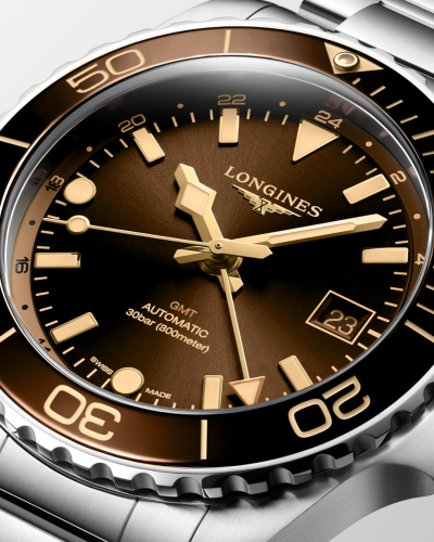 L37904666, L3.790.4.66.6 Hydroconquest GMT automata férfi karóra (41mm)