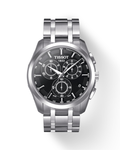T0356171105100, T035.617.11.051.00 Tissot Couturier Chronograph quartz férfi karóra (41mm)