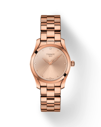 T1122103345600, T112.210.33.456.00 Tissot T-Wave quartz női karóra (30mm)