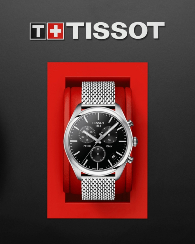 T1014171105101, T101.417.11.051.01 Tissot PR 100 quartz férfi karóra (41mm)