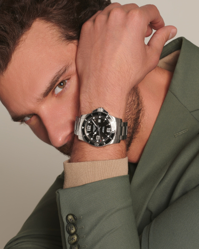L38414566, L3.841.4.56.6 Longines Hydroconquest automata férfi karóra (44mm)