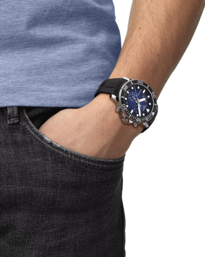 T1204171704100, T120.417.17.041.00 Tissot Seastar 1000 Chronograph quartz férfi karóra (45,5mm)