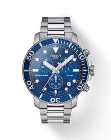 T1204171104100, T120.417.11.041.00 Tissot Seastar 1000 Chronograph quartz férfi karóra (45,5mm)