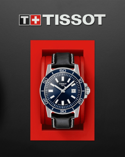T1256101604100, T125.610.16.041.00 Tissot Supersport quartz férfi karóra (44mm)