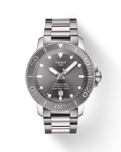 T1204071108101, T120.407.11.081.01 Tissot Seastar 1000 Powermatic 80 automata férfi karóra (43mm)