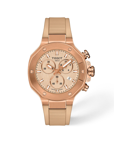 T1418173750100, T141.817.37.501.00 Tissot T-Race quartz női karóra (38mm)