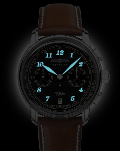 7674-3 Zeppelin 100 Jahre quartz férfi karóra (42mm)