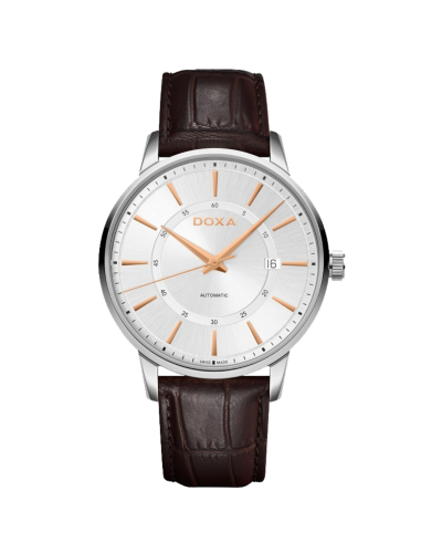 107.10.021R.02 Doxa Slim Line automata férfi karóra (42mm)