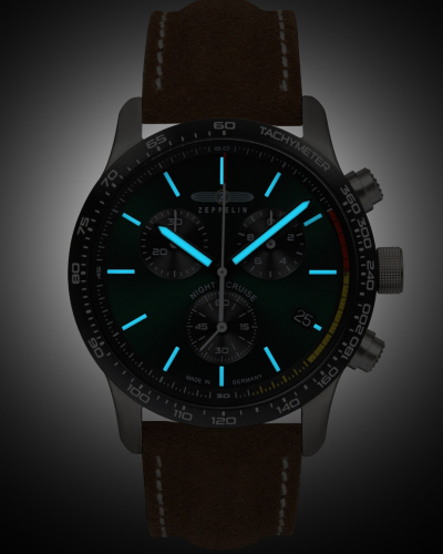 7288-4 Zeppelin Night Cruise quartz férfi karóra (43mm)
