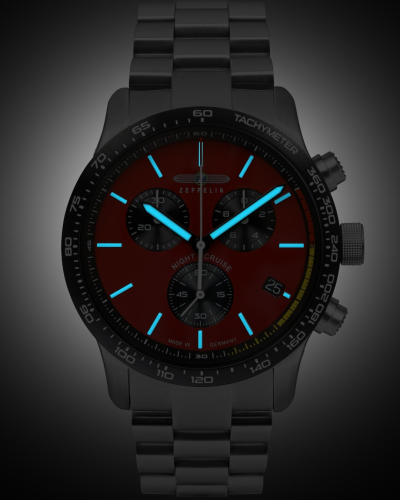 7288M-5 Zeppelin Night Cruise quartz férfi karóra (42mm)