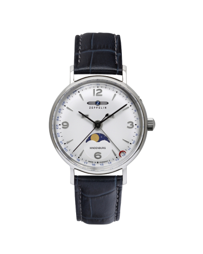 8077-1 Zeppelin LZ 129 Hindenburg Moonphase quartz női karóra (36mm)