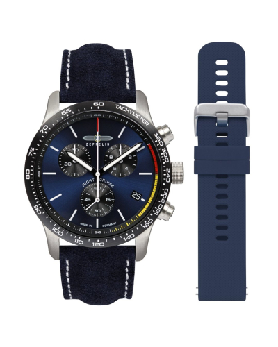 7288-3 Zeppelin Night Cruise quartz férfi karóra (42mm)