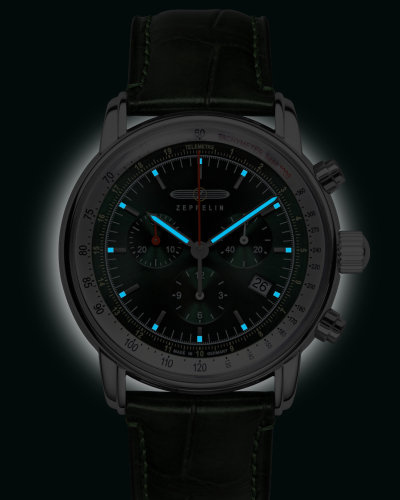 8888-4 Zeppelin LZ 14 Marine quartz férfi karóra (42mm)
