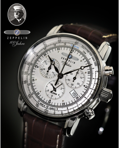 7680-1 Zeppelin 100 Jahre quartz férfi karóra (42mm)