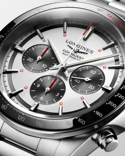 L38354726, L3.835.4.72.6 Longines Conquest Chronograph automata férfi karóra (42mm)