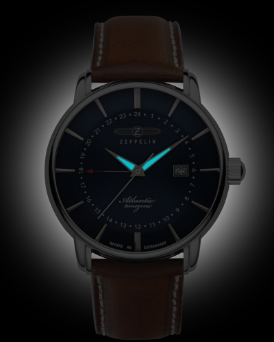 8442-3 Zeppelin Atlantic quartz férfi karóra (41mm)