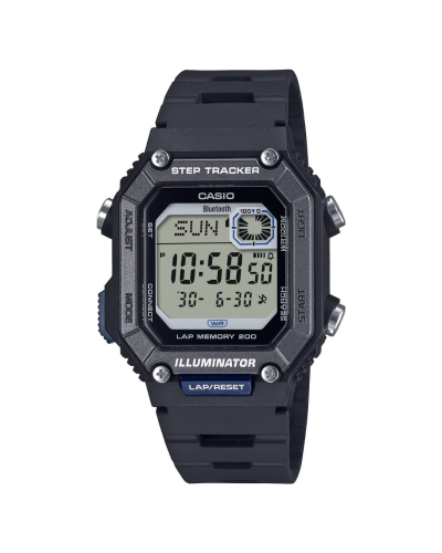 WS-B1000-1AVEF Casio Step Tracker quartz férfi karóra (46mm)