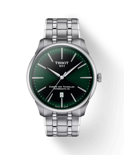 T1394071109100, T139.407.11.091.00 Tissot Chemin des Tourelles Powermatic 80 automata férfi karóra (42mm)
