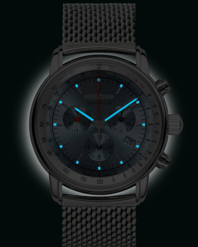 8886M-3 Zeppelin LZ 14 Marine quartz férfi karóra (42mm)