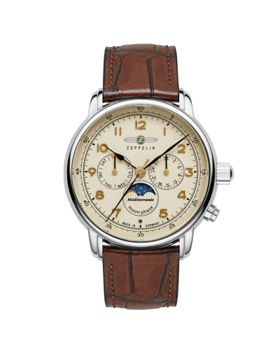 9636-5 Zeppelin Méditerranée quartz férfi karóra (42mm)