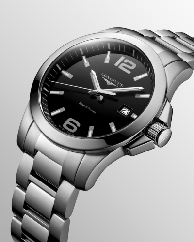L37594586, L3.759.4.58.6 Longines Conquest quartz férfi karóra (41mm)