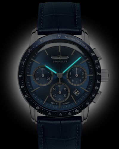 8878-3 Zeppelin New York quartz férfi karóra (42mm)