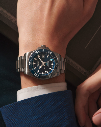 L37904966, L3.790.4.96.6 Hydroconquest GMT automata férfi karóra (41mm)