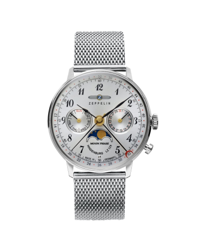 7037M-1 Zeppelin LZ 129 Hindenburg Moonphase quartz női karóra (36mm)