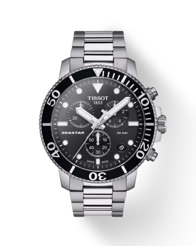 T1204171105100, T120.417.11.051.00 Tissot Seastar 1000 Chronograph quartz férfi karóra (45,5mm)