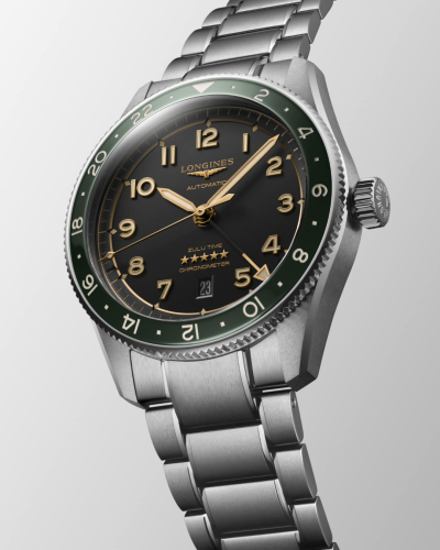 L38124636, L3.812.4.63.6 Longines Spirit Zulu Time automata férfi karóra (42mm)