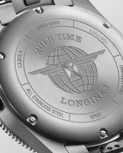 L38124636, L3.812.4.63.6 Longines Spirit Zulu Time automata férfi karóra (42mm)