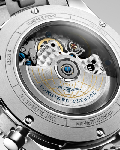 L38214936, L3.821.4.93.6 Longines Spirit Flyback automata férfi karóra (42mm)