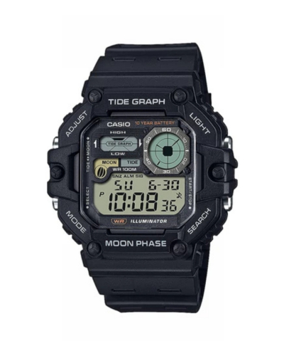 WS-1700H-1AVEF Casio Tide Graph quartz férfi karóra (48,6mm)