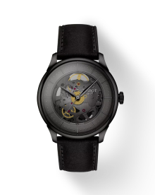 T1398363644100, T139.836.36.441.00 Tissot Chemin Des Tourelles Skeleton automata férfi karóra (39mm)