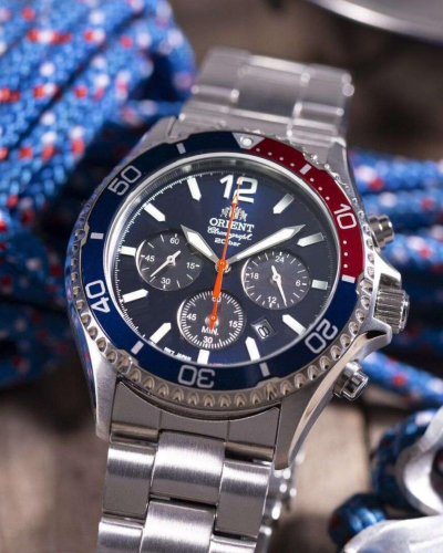 RATX0201L10B, RA-TX0201L10B Orient Mako Sports Solar férfi karóra (42,8mm)
