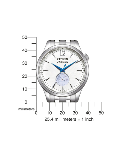 NH9131-73A Citizen Classic Open Heart automata férfi óra (42,6mm)