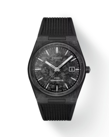 T1379079720100, T137.907.97.201.00 Tissot PRX Powermatic 80 automata Carbon férfi karóra (40,5mm)