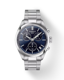 T1504171104100, T150.417.11.041.00 Tissot PR 100 Chronograph quartz férfi karóra (40mm)