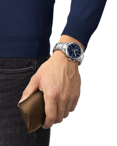 T1504171104100, T150.417.11.041.00 Tissot PR 100 Chronograph quartz férfi karóra (40mm)