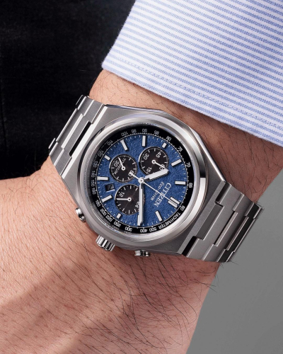 CA4610-85L Citizen Super Titanium Chronograph Eco-drive férfi karóra (42,5mm)