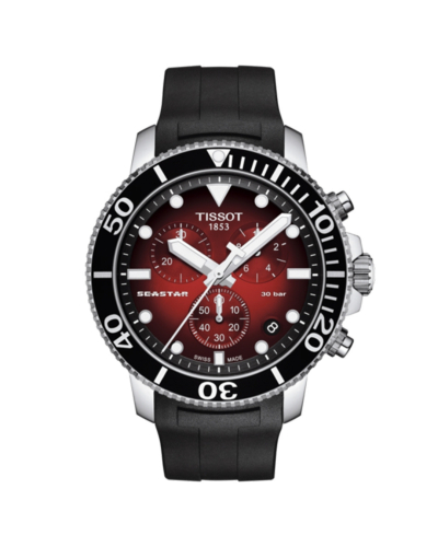 T1204171742100, T120.417.17.421.00 Tissot Seastar 1000 Chronograph quartz férfi karóra (45,5mm)